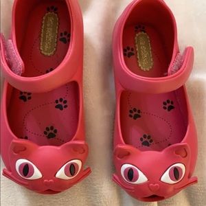 EUC Mini Melissa Pink Cat Shoes